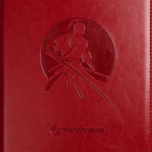 Папка адресная Nebraska, красная