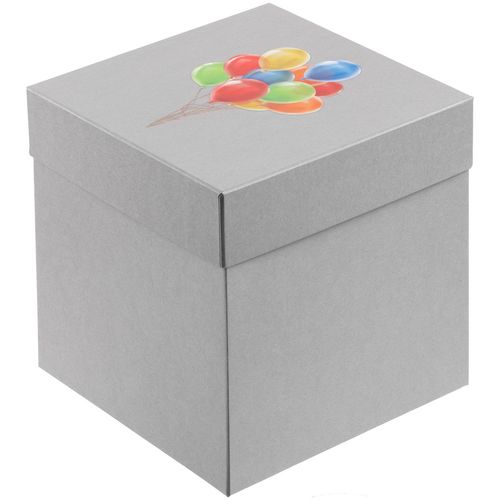 Коробка Cube, S, серая