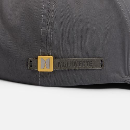 Квадратный шильдик на резинку Direct, матовый золотистый