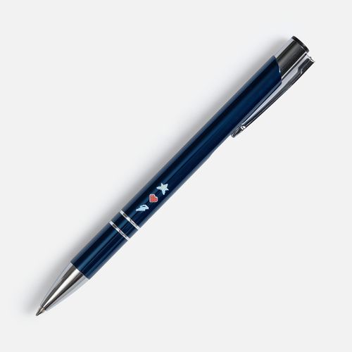 Ручка шариковая Keskus, темно-синяя