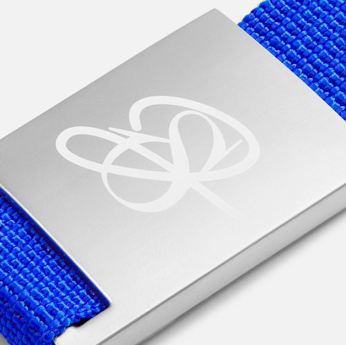 Брелок Inlet с тканевой вставкой, черный