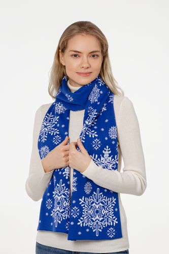 Шарф Snow Fairy, синий (василек) Шарф Snow Fairy, синий (василек)
