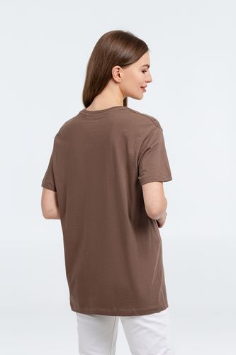 Футболка «Осенило», шоколадно-коричневая Футболка «Осенило», шоколадно-коричневая