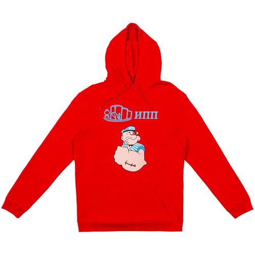 Толстовка с капюшоном унисекс Hoodie, красная