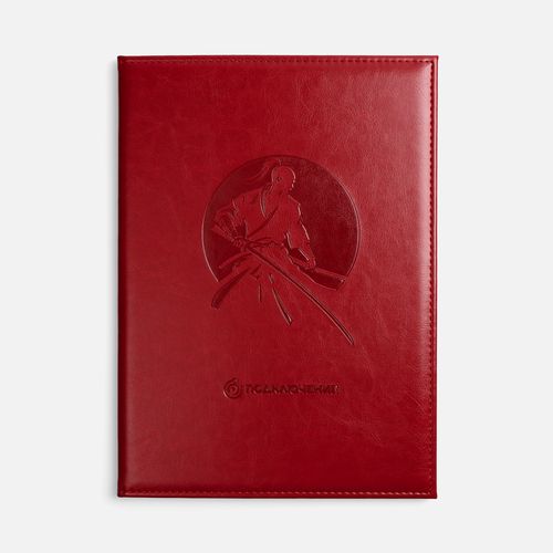 Папка адресная Nebraska, красная