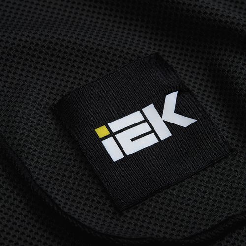 Лейбл тканевый Epsilon, L, черный