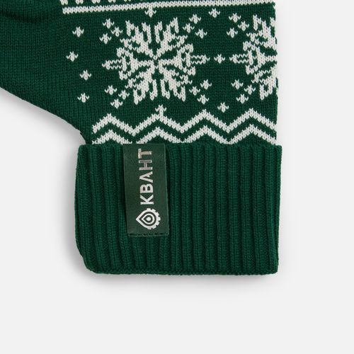 Лейбл кожаный Pasek, зеленый