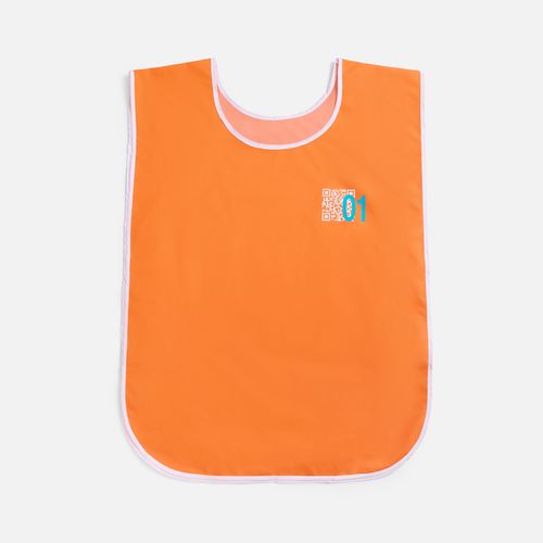 Манишка Member, оранжевая с белым