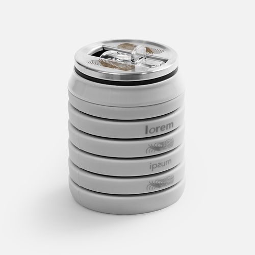 Складная бутылка для воды Folla, серая