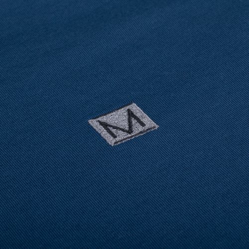 Футболка оверсайз унисекс Vozduh, темно-синяя