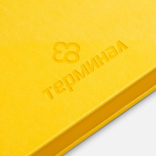 Ежедневник New Factor, недатированный, желтый