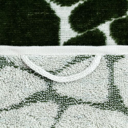 Полотенце Giraffe, большое, бежевое с зеленым Полотенце Giraffe, большое, бежевое с зеленым