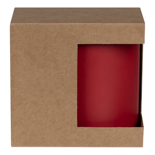 Коробка для кружки с окном Cupcase, крафт Коробка для кружки с окном Cupcase, крафт