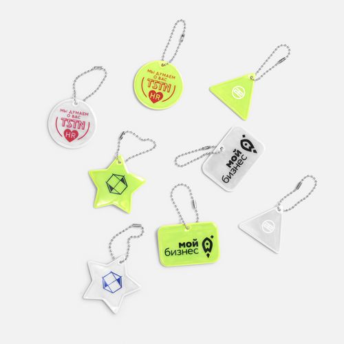 Светоотражатель Spare Care, звезда, серебристый