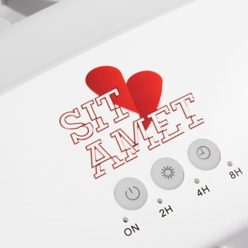 Увлажнитель-ароматизатор Steam Spin, белый с серым