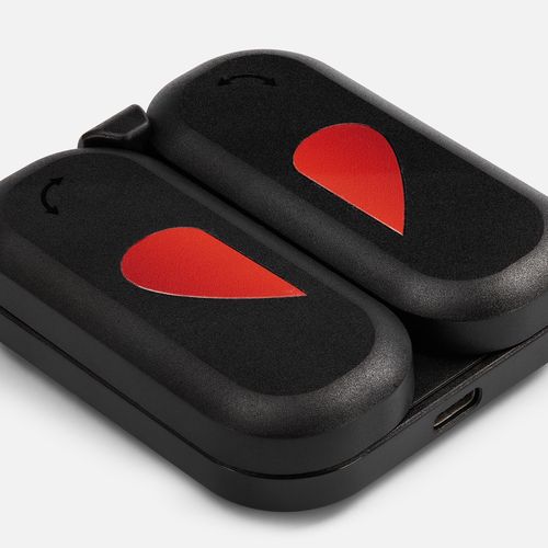 Складная станция беспроводной зарядки Trilogic, черная