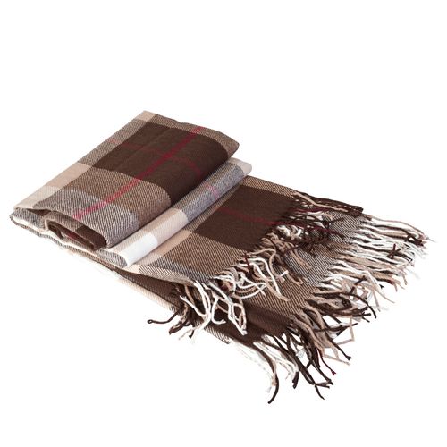 Плед клетчатый акриловый «Песок» Плед клетчатый акриловый «Песок»