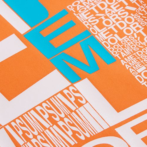 Манишка Member, оранжевая с белым