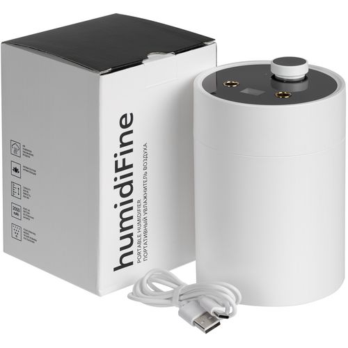 Переносной увлажнитель-ароматизатор humidiFine, белый Переносной увлажнитель-ароматизатор humidiFine, белый