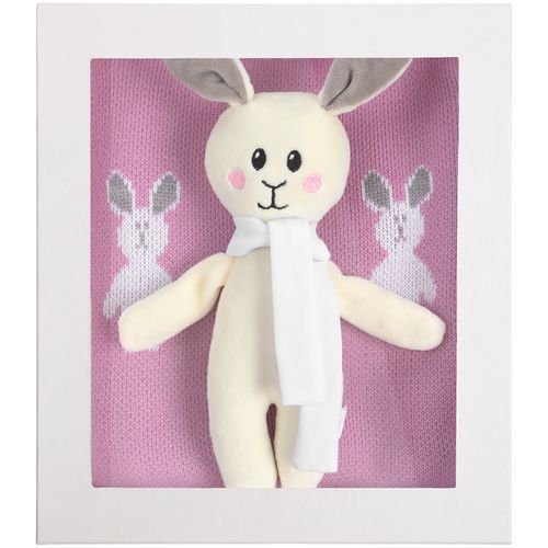 Набор детский с зайками Beastie Toys, розовый Набор детский с зайками Beastie Toys, розовый