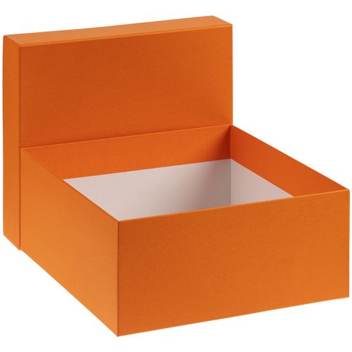 Коробка Satin, большая, оранжевая Коробка Satin, большая, оранжевая