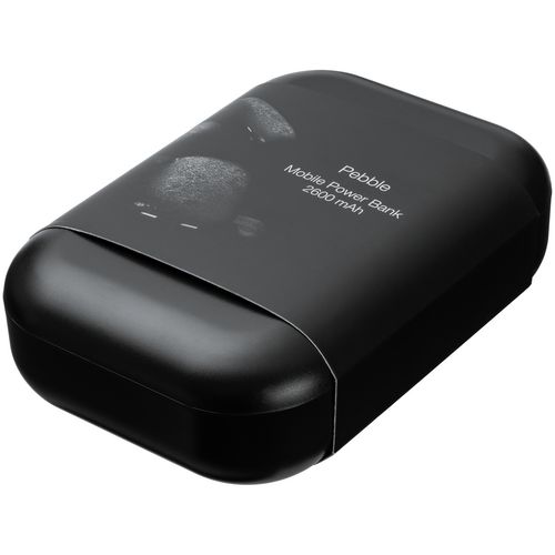 Внешний аккумулятор Pebble 2600 мАч, черный Внешний аккумулятор Pebble 2600 мАч, черный
