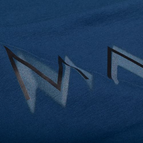 Футболка оверсайз унисекс Vozduh, темно-синяя