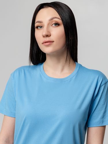 Футболка унисекс T-Bolka 160, голубая Футболка унисекс T-Bolka 160, голубая