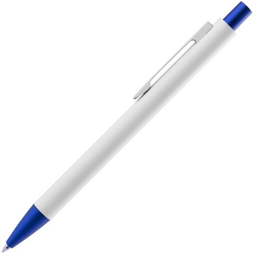 Ручка шариковая Chromatic White, белая с синим Ручка шариковая Chromatic White, белая с синим