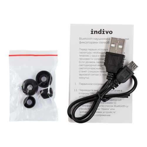 Bluetooth наушники stereoBand ver.1, черные Bluetooth наушники stereoBand ver.1, черные