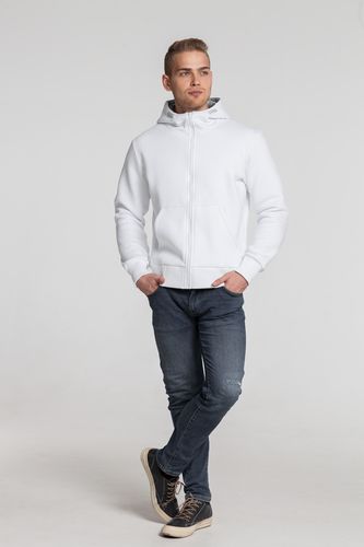 Толстовка Kulonga Heavy Zip, белая Толстовка Kulonga Heavy Zip, белая