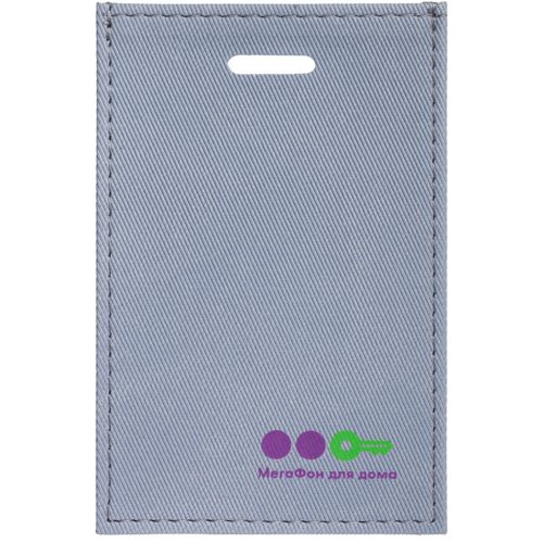 Чехол для пропуска Twill, серый