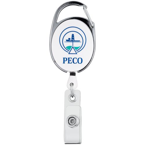 Ретрактор с карабином Access, белый