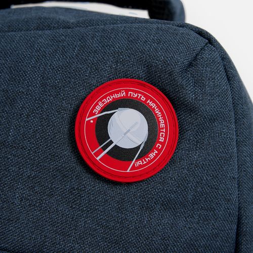 Лейбл из ПВХ Dzeta Round, L, красный