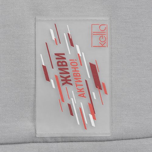 Лейбл из ПВХ Dzeta, ХL, прозрачный