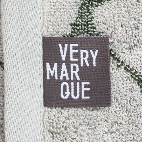 Полотенце Giraffe, большое, бежевое с зеленым Полотенце Giraffe, большое, бежевое с зеленым