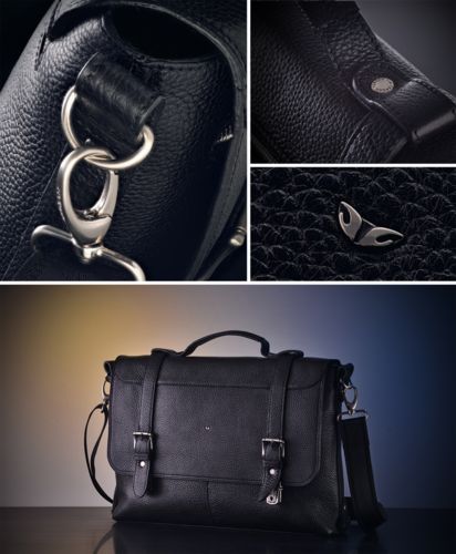 Портфель Casual, 2 замка, черный Портфель Casual, 2 замка, черный