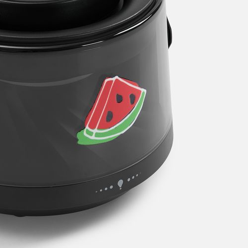 Bluetooth-колонка с подсветкой и беспроводной зарядкой Quantium, черная