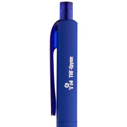 Ручка шариковая Prodir DS8 PRR-Т Soft Touch, синяя