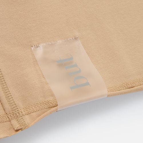 Футболка оверсайз унисекс Vozduh, бежевая Футболка оверсайз унисекс Vozduh, бежевая