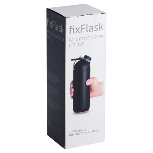 Бутылка для воды fixFlask, черная Бутылка для воды fixFlask, черная