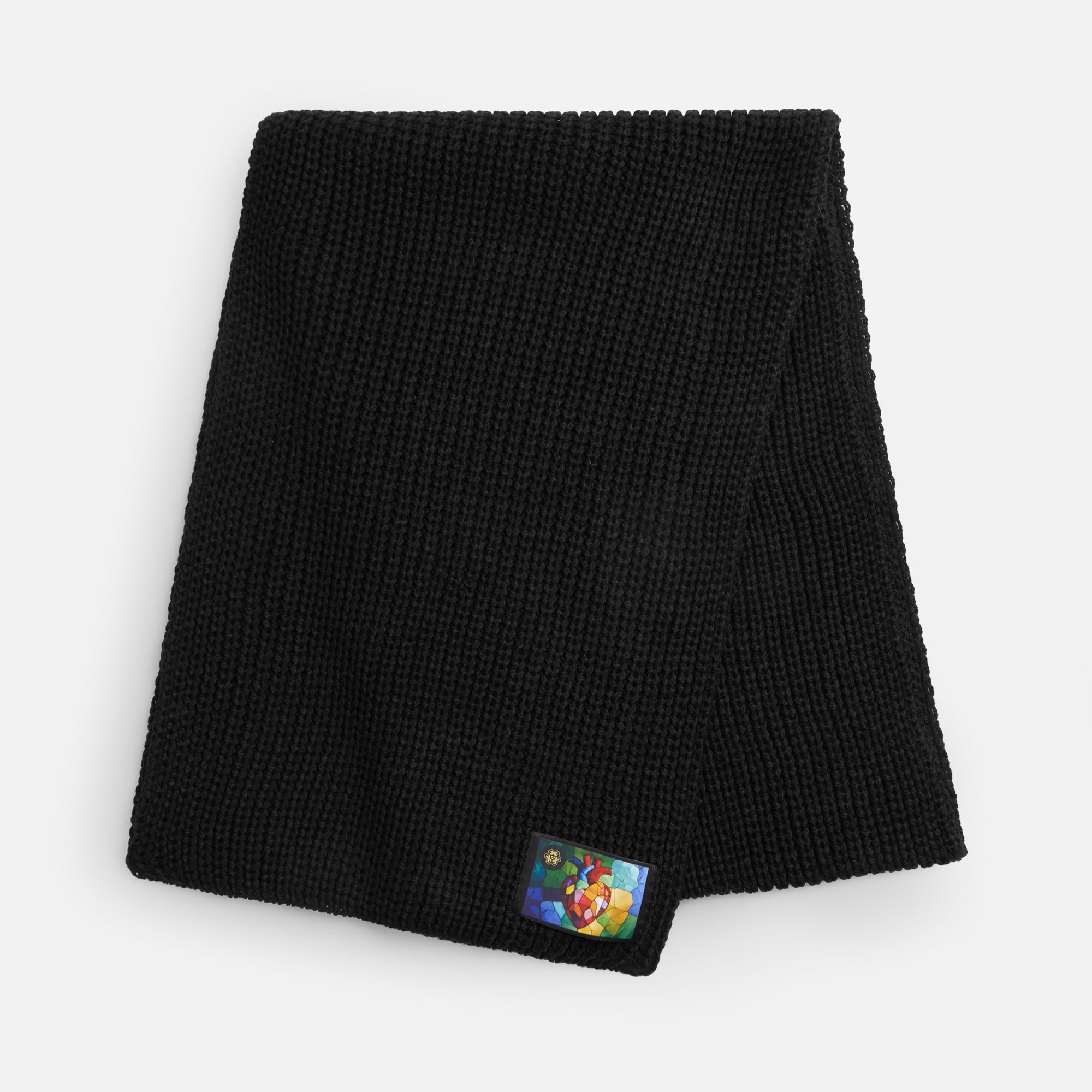 Лейбл тканевый Epsilon, XL, черный