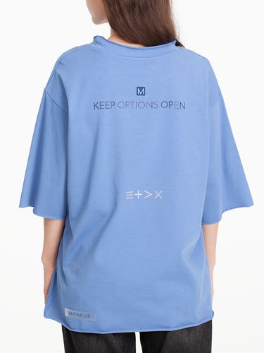 Футболка оверсайз Vozduh 2.0, синяя