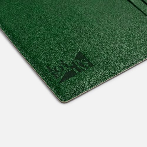 Обложка для паспорта Petrus, зеленая