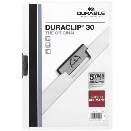 Папка Duraclip Original, белая Папка Duraclip Original, белая