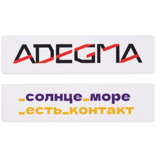 Наклейка тканевая Lunga, S, белая Наклейка тканевая Lunga, S, белая