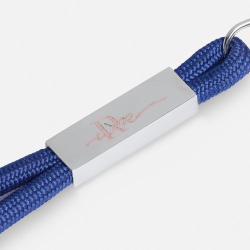 Шнурок для бейджа Tube Metal, синий
