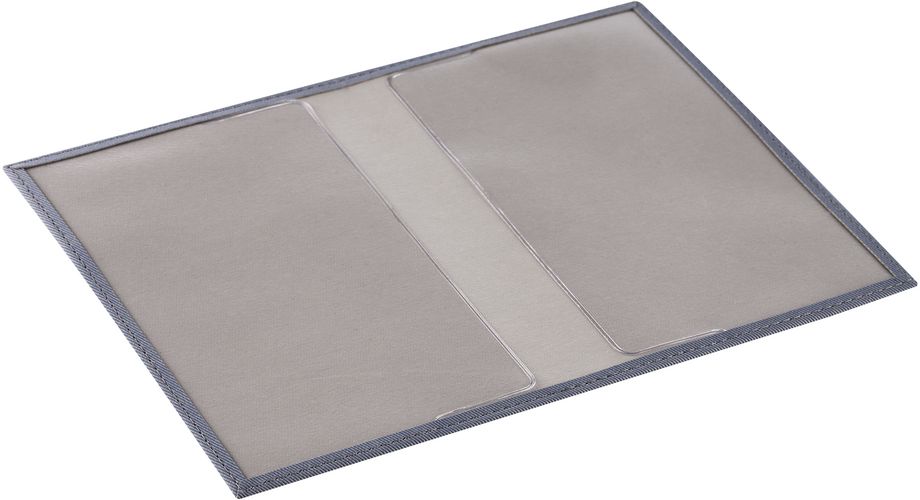 Обложка для паспорта Twill, серая Обложка для паспорта Twill, серая