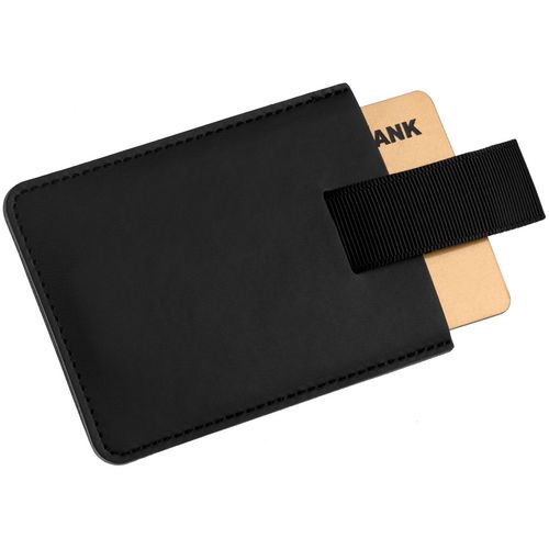 Футляр для карт Poppy с RFID-защитой, черный Футляр для карт Poppy с RFID-защитой, черный