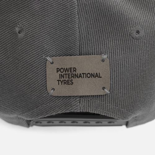 Бейсболка Snapback с прямым козырьком, серая